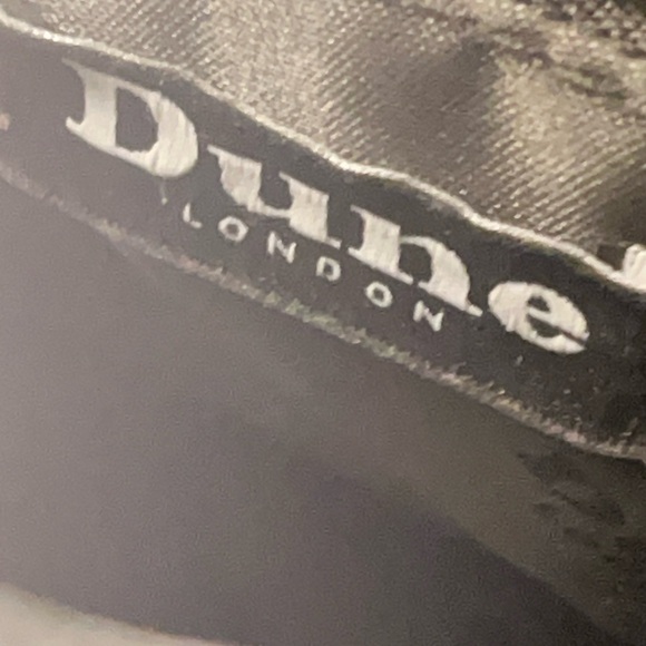 Dune London Leopard Black Half Calf Hair Bag Gold Closure - Picture 8 of 10